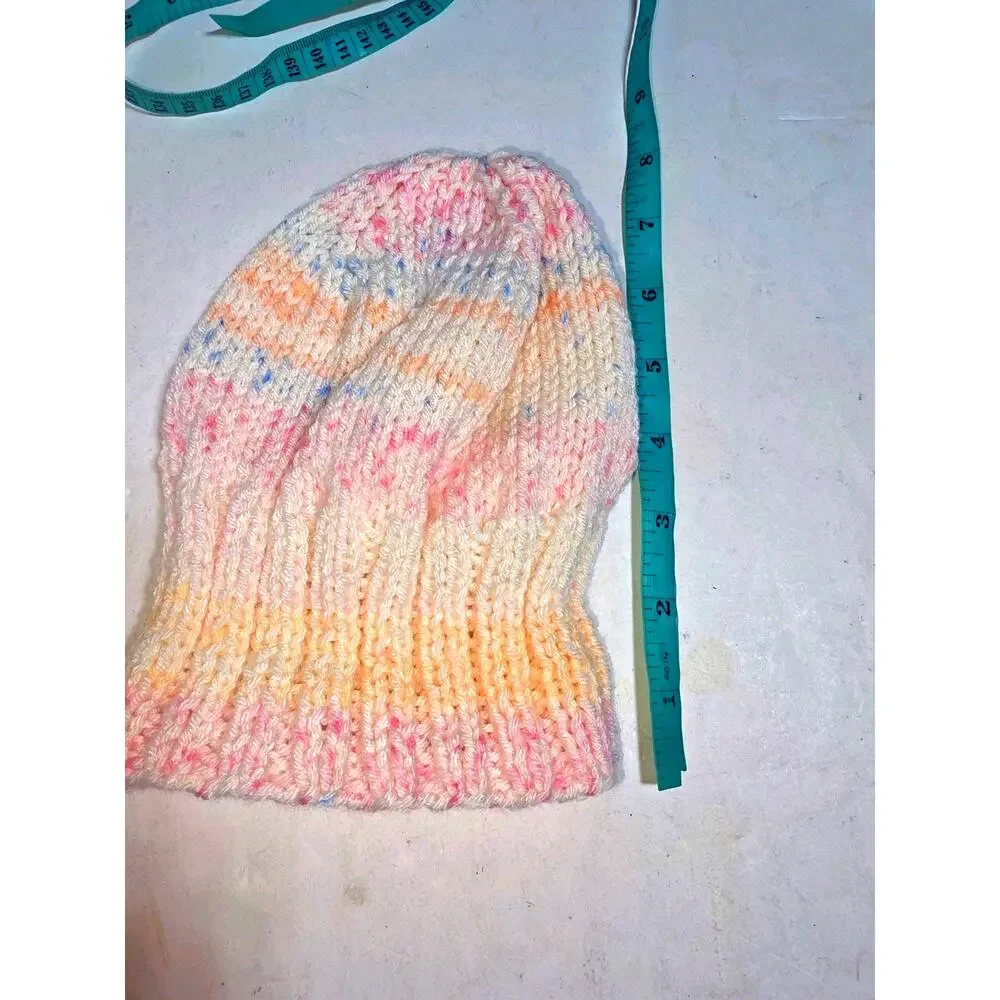 Handmade Crochet Baby Newborn 0- 6 month Beanie Hats
